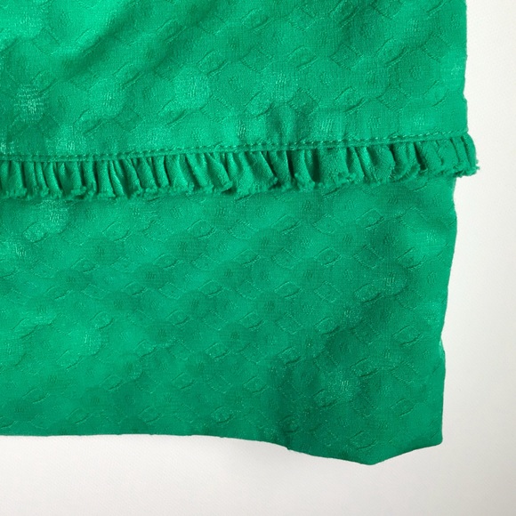 Green Maggy London A-line Dress with Gold Buttons - Picture 4 of 7